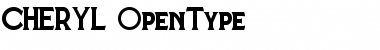 Download CHERYL Regular Font Title Preview