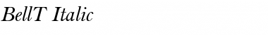 Download BellT Italic Font Title Preview