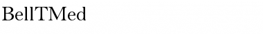 Download BellTMed Regular Font Title Preview