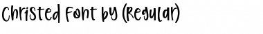 Download Christed Regular Font Title Preview