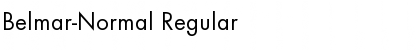 Download Belmar-Normal Regular Font Title Preview
