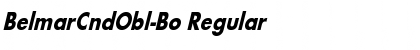 Download BelmarCndObl-Bo Regular Font Title Preview