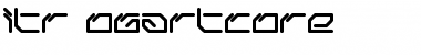 Download ltr-06:artcore Regular Font Title Preview