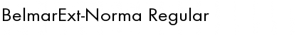 Download BelmarExt-Norma Regular Font Title Preview