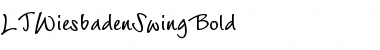 Download LTWiesbadenSwingBold Regular Font Title Preview