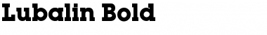 Download Lubalin Bold Font Title Preview