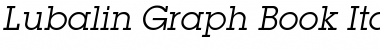 Download Lubalin Graph Book Italic Font Title Preview