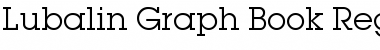 Download Lubalin Graph Book Regular Font Title Preview