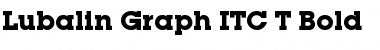 Download Lubalin Graph ITC T Bold Font Title Preview