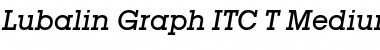 Download Lubalin Graph ITC T Medium Oblique Font Title Preview