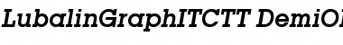 Download LubalinGraphITCTT Bold Font Title Preview