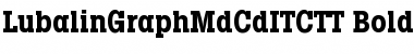 Download LubalinGraphMdCdITCTT Bold Font Title Preview