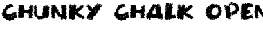 Download Chunky Chalk Regular Font Title Preview