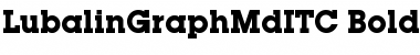 Download LubalinGraphMdITC Bold Font Title Preview