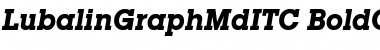 Download LubalinGraphMdITC Bold Italic Font Title Preview