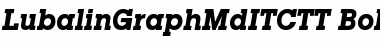 Download LubalinGraphMdITCTT Bold Font Title Preview