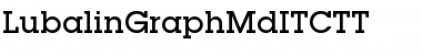 Download LubalinGraphMdITCTT Regular Font Title Preview
