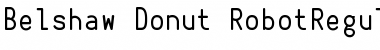 Download Belshaw Donut Robot Regular Font Title Preview