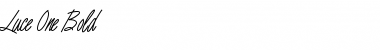 Download Luce One Bold Font Title Preview