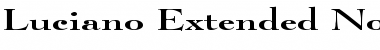 Download Luciano Extended Normal Font Title Preview