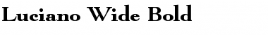 Download Luciano Wide Bold Font Title Preview
