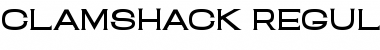 Download Clam Shack Regular Font Title Preview