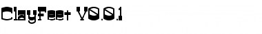 Download ClayFeet_V0.0.0 Regular Font Title Preview