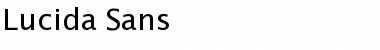 Download Lucida Sans Regular Font Title Preview