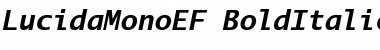 Download LucidaMonoEF Regular Font Title Preview