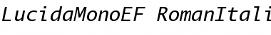 Download LucidaMonoEF Regular Font Title Preview