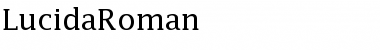 Download LucidaRoman Roman Font Title Preview
