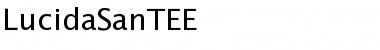Download LucidaSanTEE Regular Font Title Preview