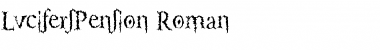 Download LucifersPension Roman Font Title Preview