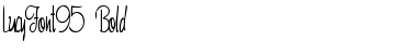 Download LucyFont95 Bold Font Title Preview