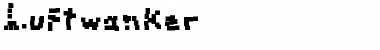 Download Luftwanker Regular Font Title Preview