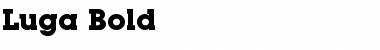 Download Luga Bold Font Title Preview