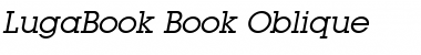 Download LugaBook Book Oblique Font Title Preview