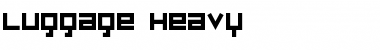 Download Luggage Heavy Font Title Preview