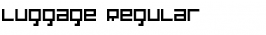 Download Luggage Regular Font Title Preview