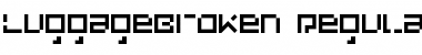 Download LuggageBroken Regular Font Title Preview