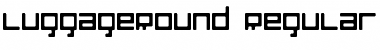 Download LuggageRound Regular Font Title Preview