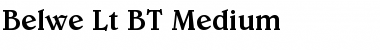 Download Belwe Lt BT Medium Font Title Preview