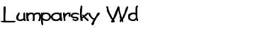 Download Lumparsky Wd Regular Font Title Preview