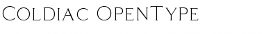 Download Coldiac Free Regular Font Title Preview
