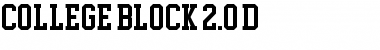 Download College Block 2.0 Regular Font