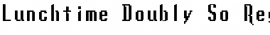 Download Lunchtime Doubly So Regular Font Title Preview