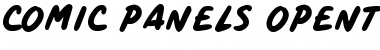 Download Comic Panels Regular Font Title Preview