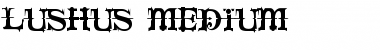Download LushUs Medium Font Title Preview