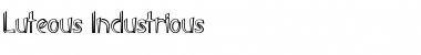 Download Luteous Industrious Regular Font Title Preview
