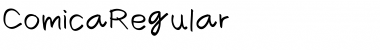 Download Comica Regular Regular Font Title Preview
